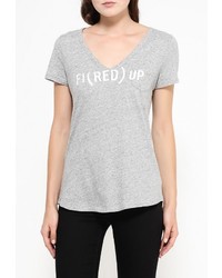 Женская серая футболка от Gap