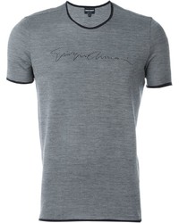 Мужская серая футболка от Giorgio Armani
