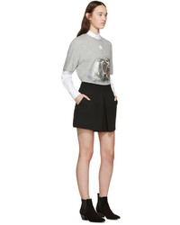 Женская серая футболка от Givenchy