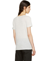 Женская серая футболка от A.P.C.