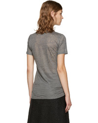 Женская серая футболка от Isabel Marant