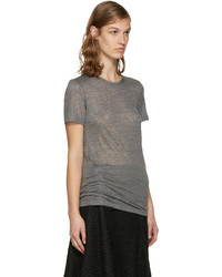 Женская серая футболка от Isabel Marant