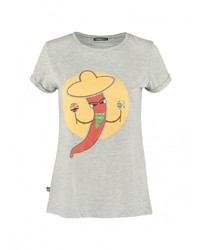 Женская серая футболка от Grezzo