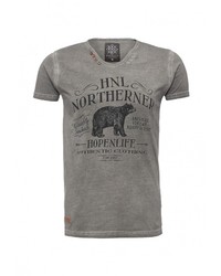 Мужская серая футболка от Hopenlife