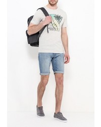 Мужская серая футболка от Jack &amp; Jones