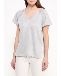 Женская серая футболка от Jennyfer