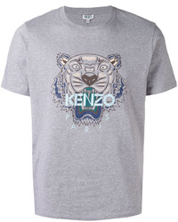 Мужская серая футболка от Kenzo