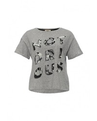 Женская серая футболка от Lee