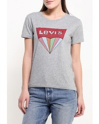 Женская серая футболка от Levi's