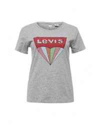 Женская серая футболка от Levi's