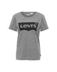 Женская серая футболка от Levi's
