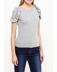 Женская серая футболка от LOST INK