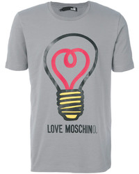 Мужская серая футболка от Love Moschino