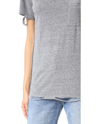 Женская серая футболка от NSF