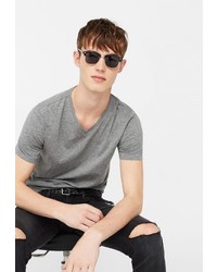 Мужская серая футболка от Mango Man