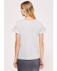 Женская серая футболка от Martina Franca