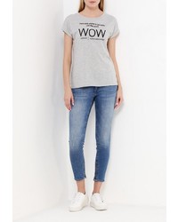 Женская серая футболка от Mavi