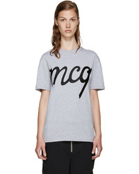 Женская серая футболка от MCQ