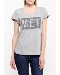 Женская серая футболка от MET