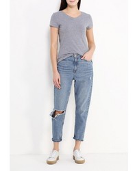 Женская серая футболка от Modis