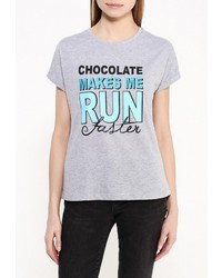 Женская серая футболка от Modis