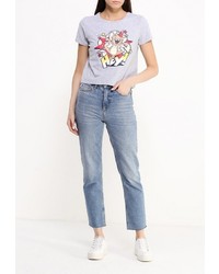 Женская серая футболка от Modis