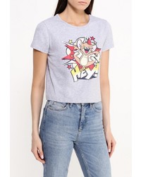 Женская серая футболка от Modis