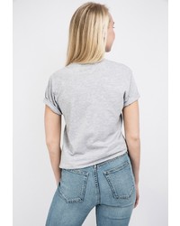 Женская серая футболка от Monflame