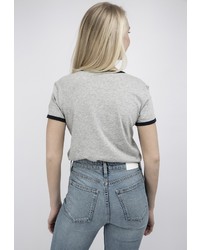 Женская серая футболка от Monflame