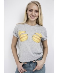 Женская серая футболка от Monflame