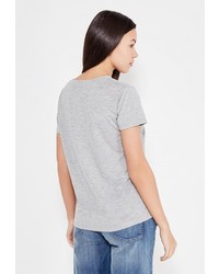 Женская серая футболка от Morgan