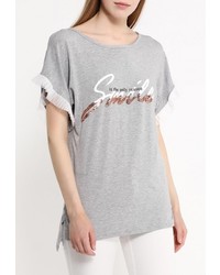 Женская серая футболка от Motivi