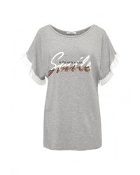 Женская серая футболка от Motivi