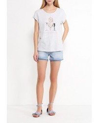 Женская серая футболка от Mustang