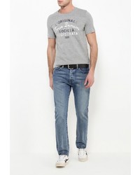 Мужская серая футболка от Mustang