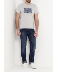 Мужская серая футболка от Napapijri