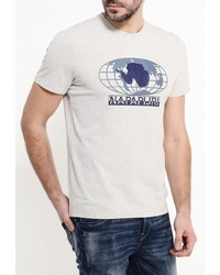 Мужская серая футболка от Napapijri