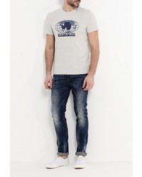 Мужская серая футболка от Napapijri