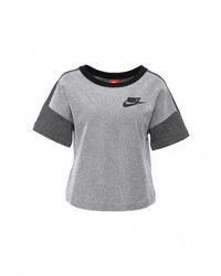 Женская серая футболка от Nike