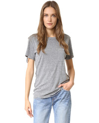 Женская серая футболка от NSF