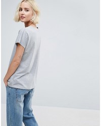 Женская серая футболка от B.young