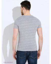 Мужская серая футболка от Oodji