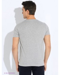 Мужская серая футболка от Oodji