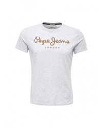 Мужская серая футболка от Pepe Jeans