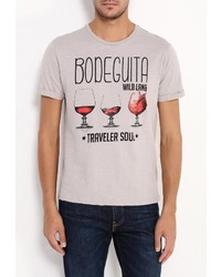 Мужская серая футболка от Piazza Italia