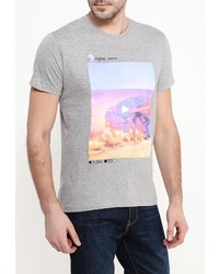 Мужская серая футболка от Piazza Italia