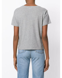 Женская серая футболка от RE/DONE