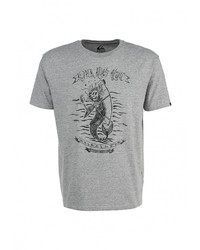 Мужская серая футболка от Quiksilver