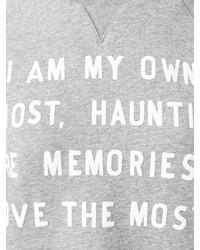 Женская серая футболка от Zoe Karssen