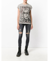 Женская серая футболка от R 13